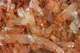 6.8" Natural, Red Quartz Crystal Cluster - Morocco - #131356-2